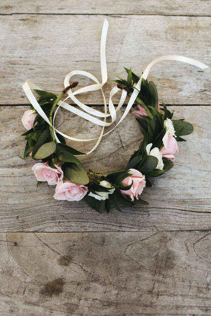 doggie flower crown for wedding
