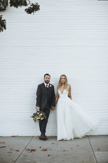 rock and roll backyard wedding