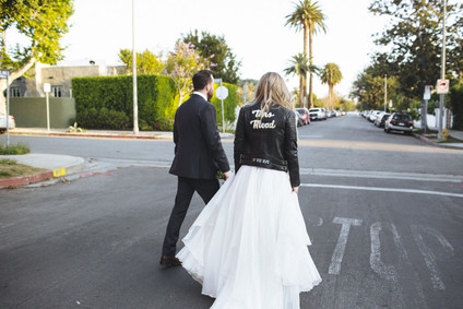 rock and roll backyard wedding