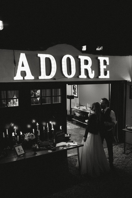 rock and roll backyard wedding Inspiration