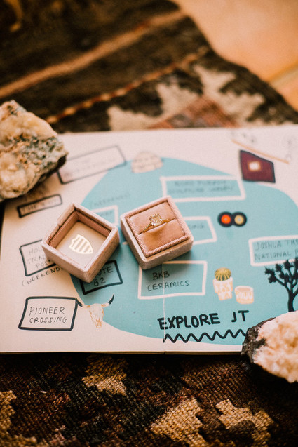 Boho engagement shoot in Joshua Tree