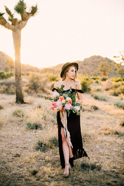 Boho engagement shoot in Joshua Tree