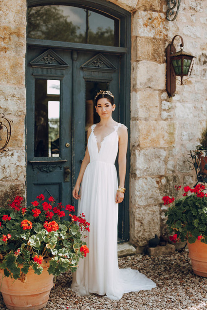 Grecian bridal style