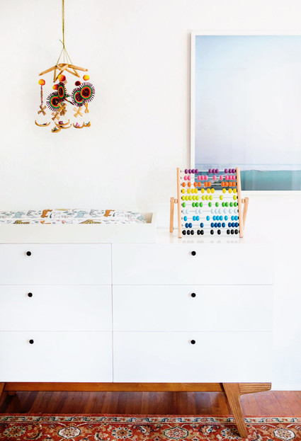 Modern eclectic boy's nursery