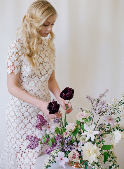 lilac garden-inspired bridal shower