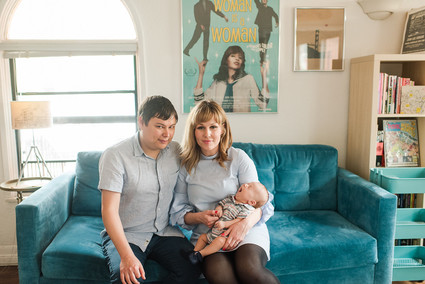 mod LA family photos and home tour