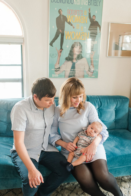 mod LA family photos and home tour