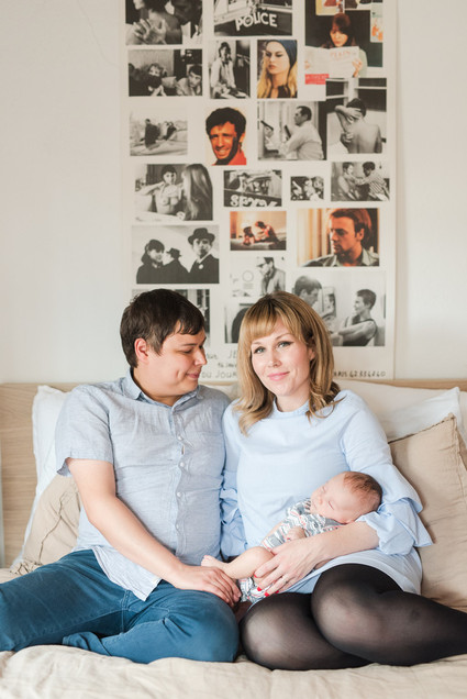 mod LA family photos and home tour