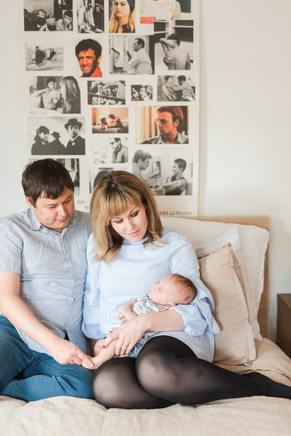 mod LA family photos and home tour