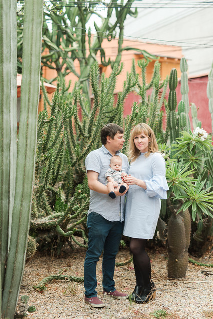 mod LA family photos and home tour