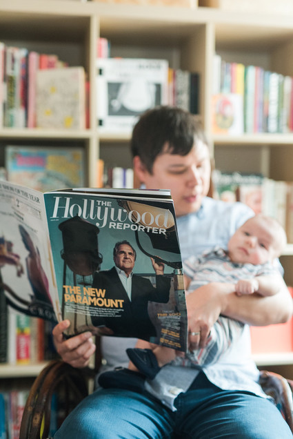 mod LA family photos and home tour