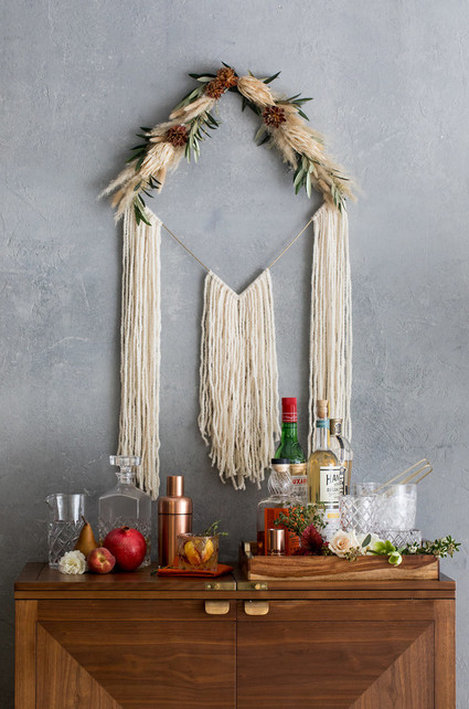 Fall cocktail bar