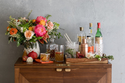 Fall cocktail bar