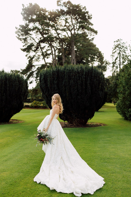 Fashionable Irish castle wedding