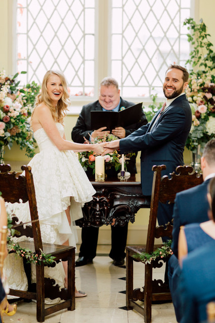 Fashionable Irish castle wedding