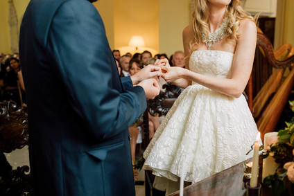 Fashionable Irish castle wedding