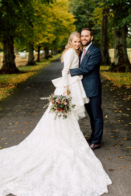 Fashionable Irish castle wedding