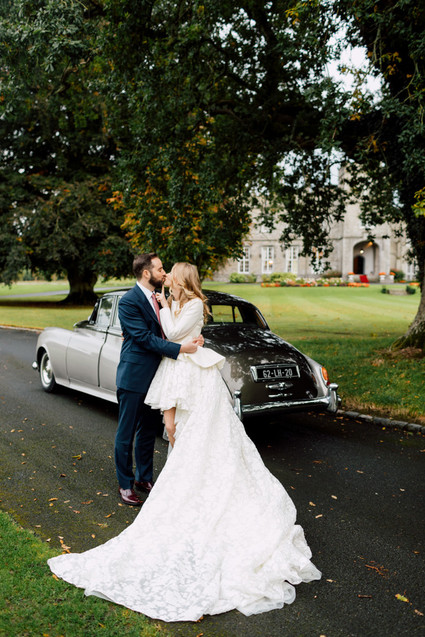 Fashionable Irish castle wedding