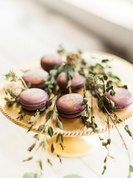 violet macarons