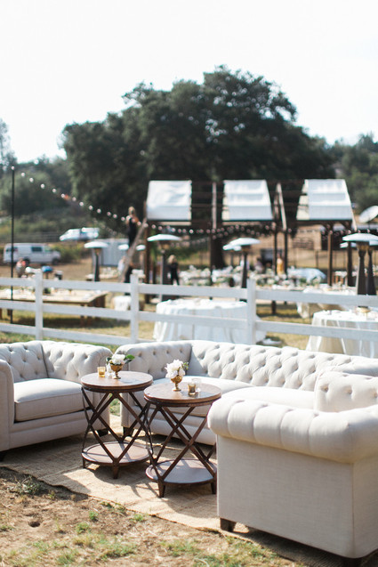 outdoor wedding lounge