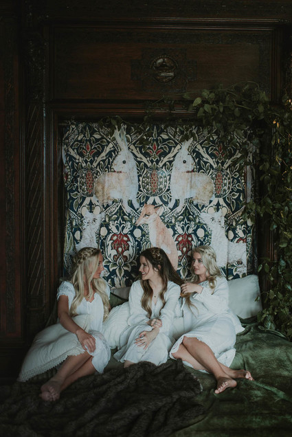 Moody, ornate Secret Garden-inspired bridal editorial Inspiration