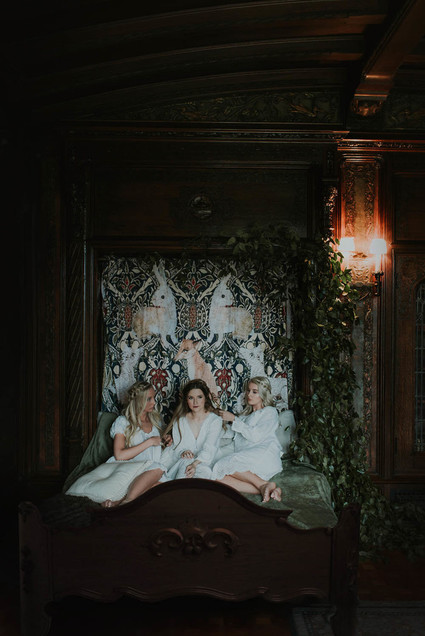 Moody, ornate Secret Garden-inspired bridal editorial Inspiration