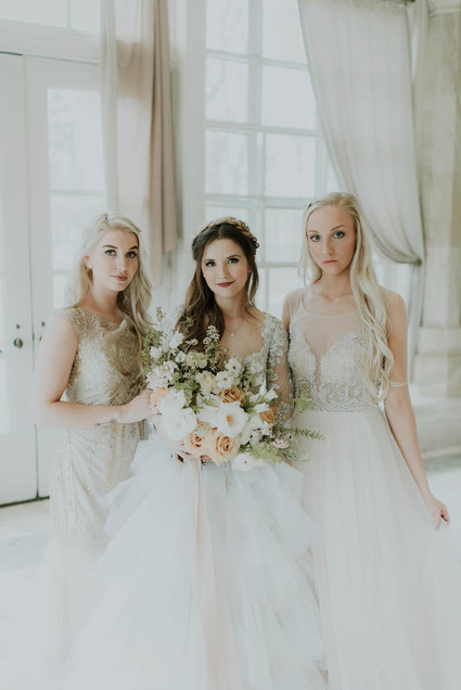 Secret Garden-inspired bridal editorial