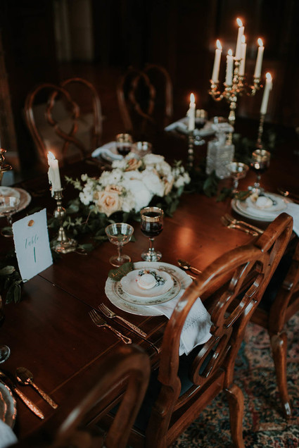 Moody, ornate Secret Garden-inspired bridal editorial Inspiration