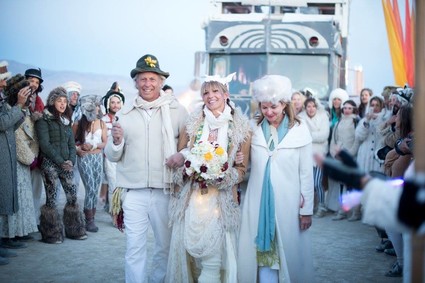 Burning Man wedding