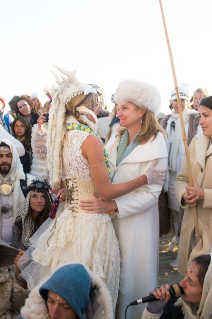 Burning Man wedding