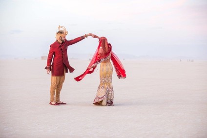 Burning Man wedding