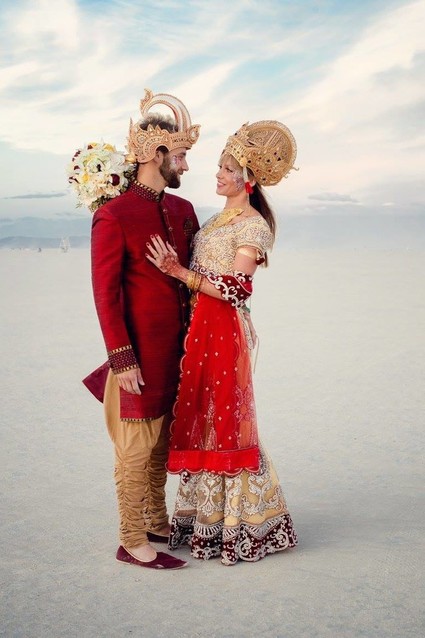 Burning Man wedding