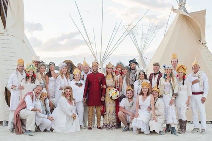 Burning Man wedding