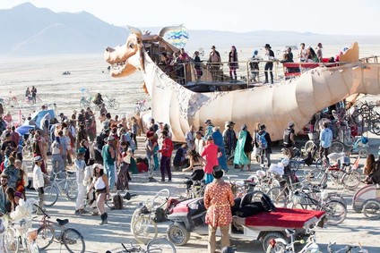 Burning Man wedding