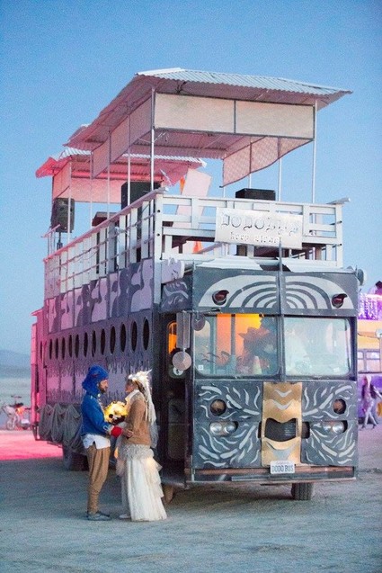 Burning Man wedding