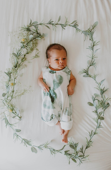 Cactus inspired nursery and newborn photos