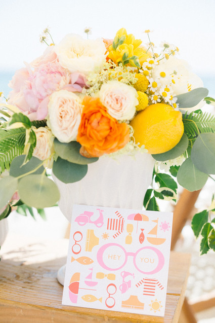 Italian Riviera beach party 1st birthday