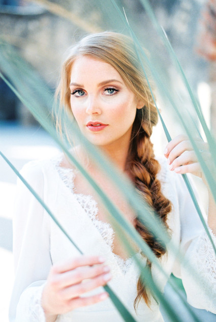 Romantic ruins bridal editorial