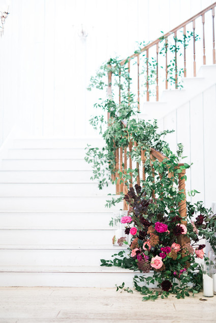Floral design for staircase Inspiration