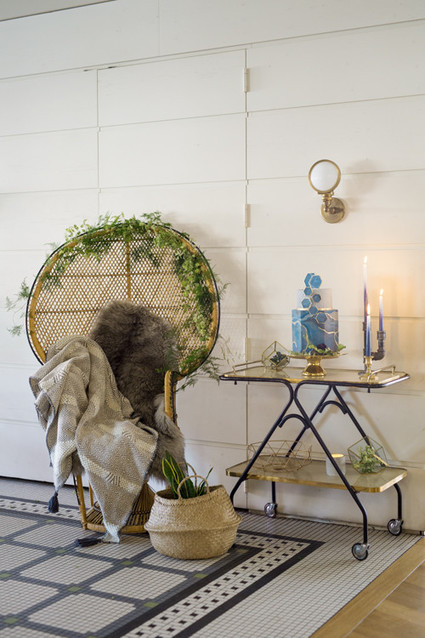 Modern industrial same sex wedding editorial