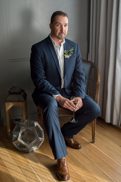 Modern industrial same sex wedding editorial