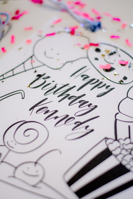 Shibori birthday party ideas