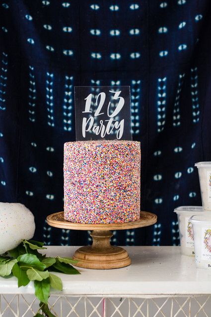 Shibori birthday party ideas