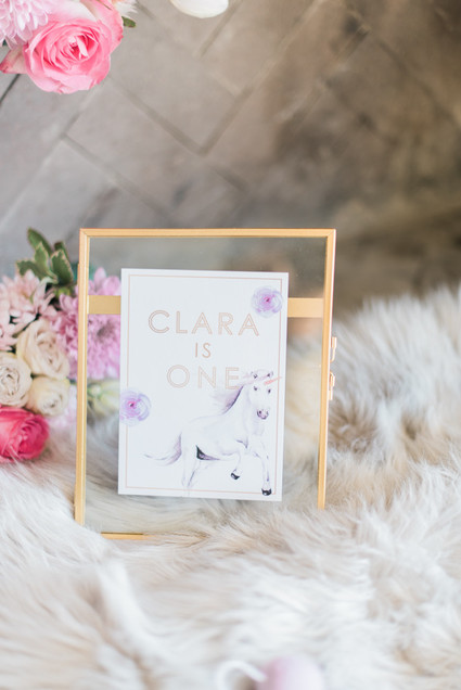 Magical pink 1st birthday party Inspiration