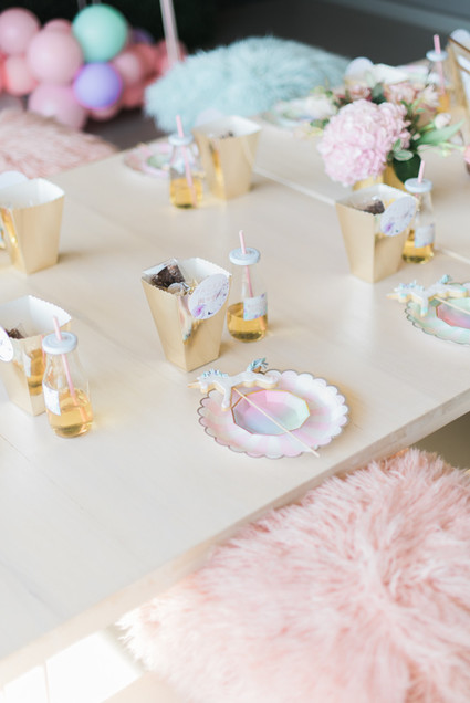 Magical pink 1st birthday party Inspiration