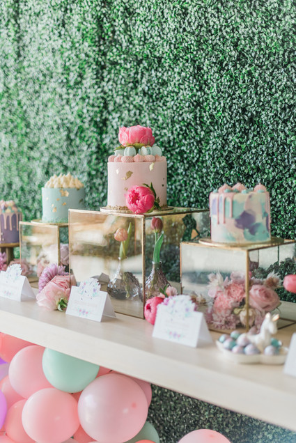 1st birthday dessert table
