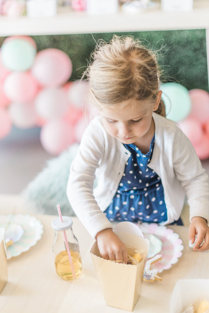 Magical pink 1st birthday party Inspiration