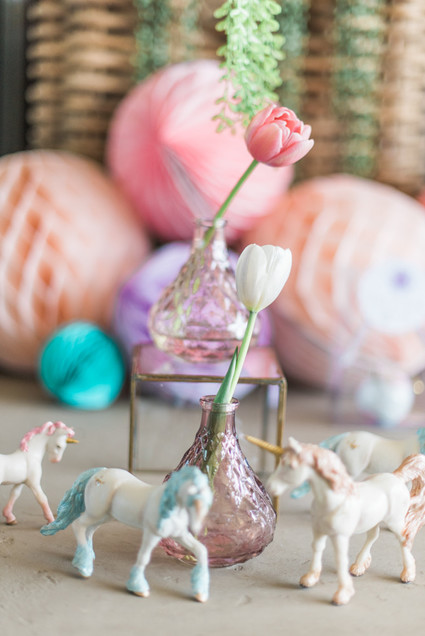 Magical pink 1st birthday party Inspiration
