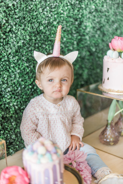 Magical pink 1st birthday party Inspiration