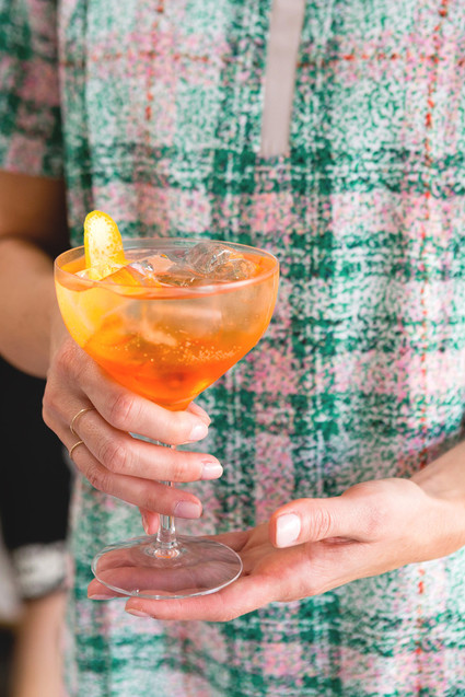 Sarah Sherman Samuel's wallpaper launch lunch